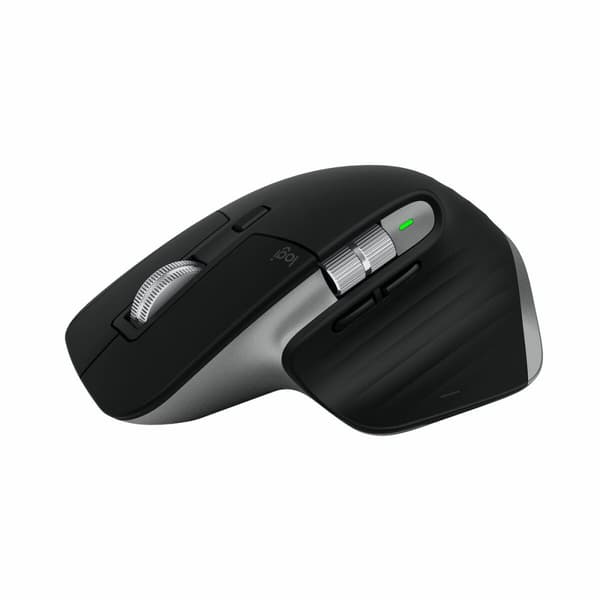 Langaton Bluetooth-hiiri Logitech MX Master 3S for Mac Musta Musta/Hopeinen musta, Hopea