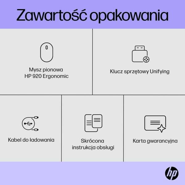 Trådlös Mus HP 920 Svart