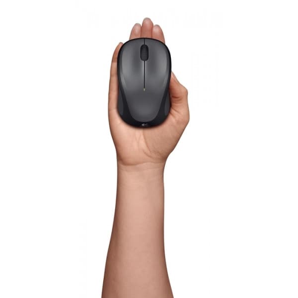 Logitech M235 -hiiri, tummanharmaa