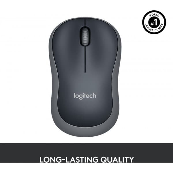Logitech M185 -hiiri, harmaa