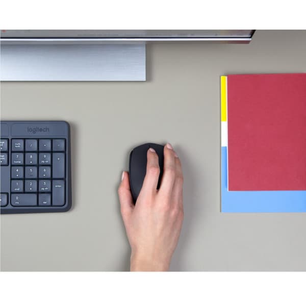 Logitech M171 -trådløs mus, grå/sort