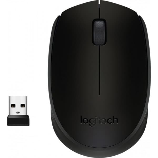 Logitech M171 -trådløs mus, grå/sort