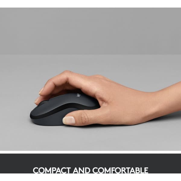 Logitech M220 Silent -hiiri, hiilenharmaa