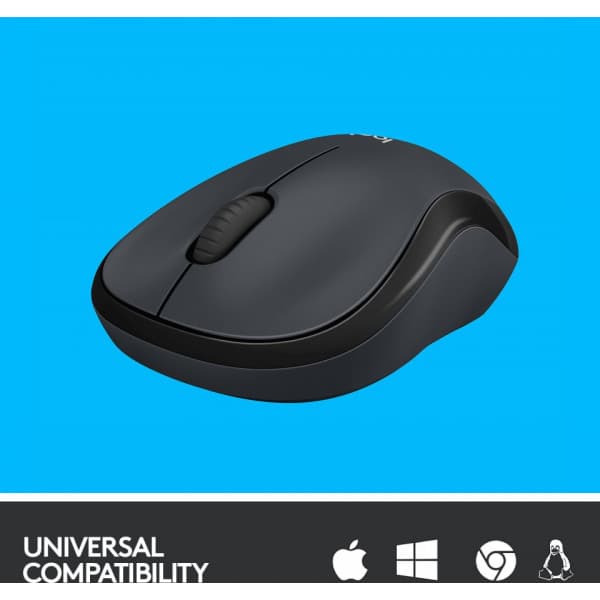 Logitech M220 Silent -hiiri, hiilenharmaa