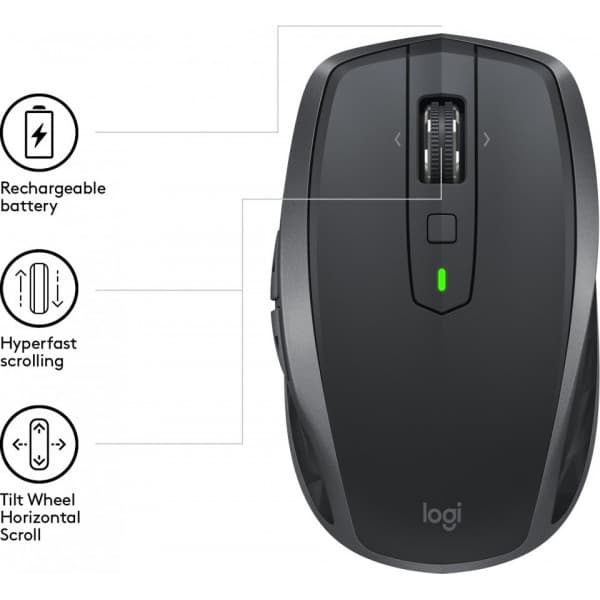 Logitech MX Anywhere 2S -mus, grafit