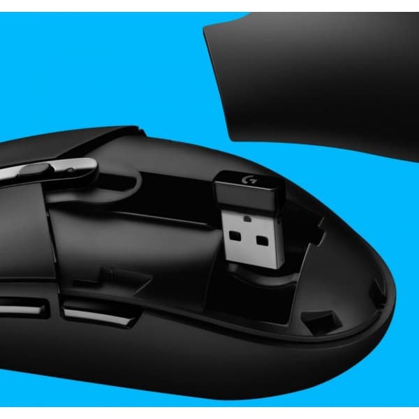 Logitech G305 -trådlös LIGHTSPEED speldatormus, svart