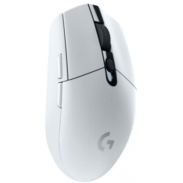 Logitech G305 -trådlös LIGHTSPEED-spelmus, vit