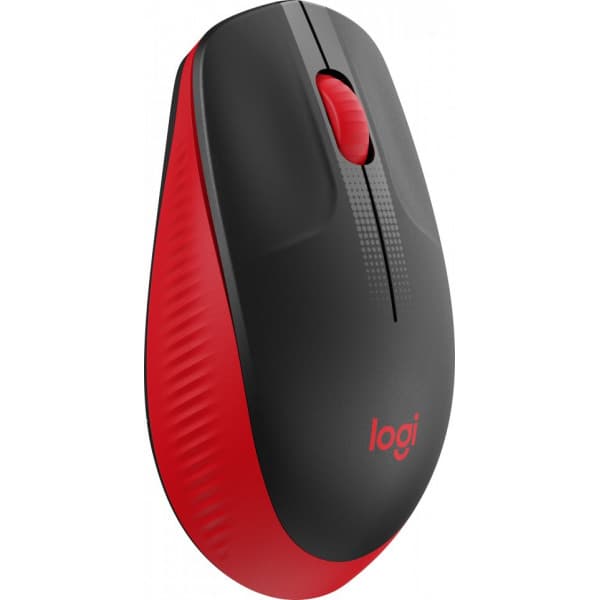Logitech M190 -langaton hiiri, musta/punainen