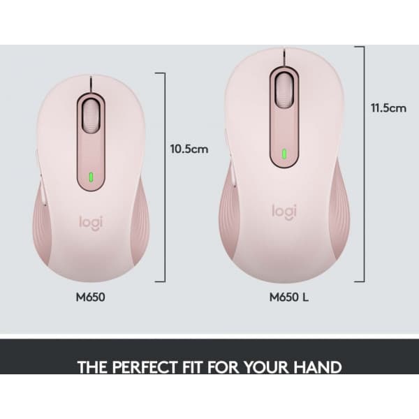 Logitech Signature M650 -langaton hiiri, pinkki