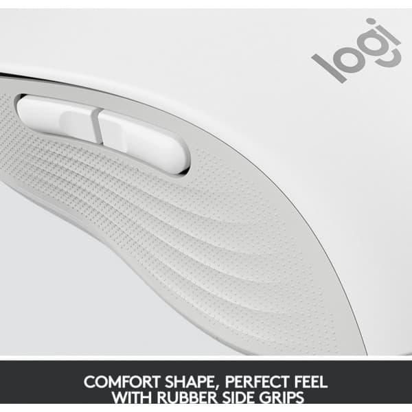 Logitech Signature M650 -trådlös mus, vit
