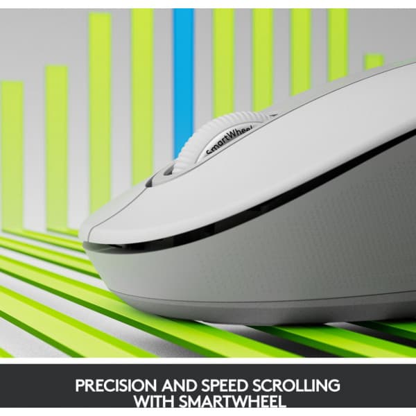 Logitech Signature M650 -trådlös mus, vit
