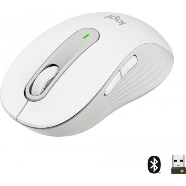 Logitech Signature M650 -trådlös mus, vit