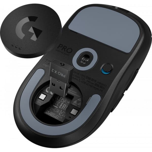 Logitech G Pro X Superlight 2-spilmus, sort