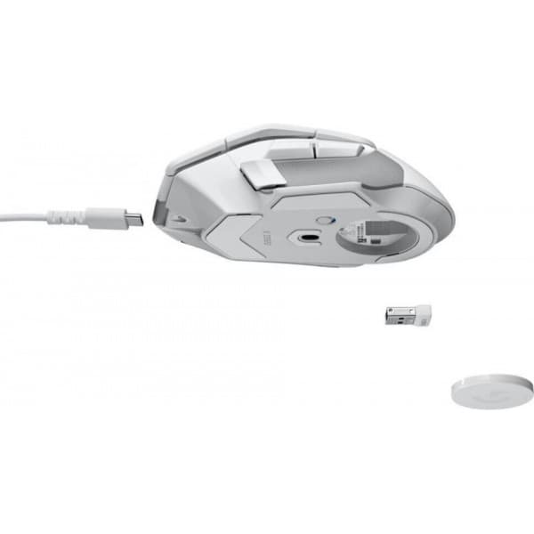 Logitech G502 X Lightspeed -trådlös speldosa, vit
