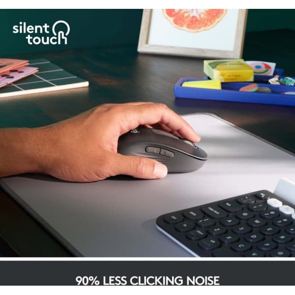 Logitech Signature M650 L -trådløs mus, sort