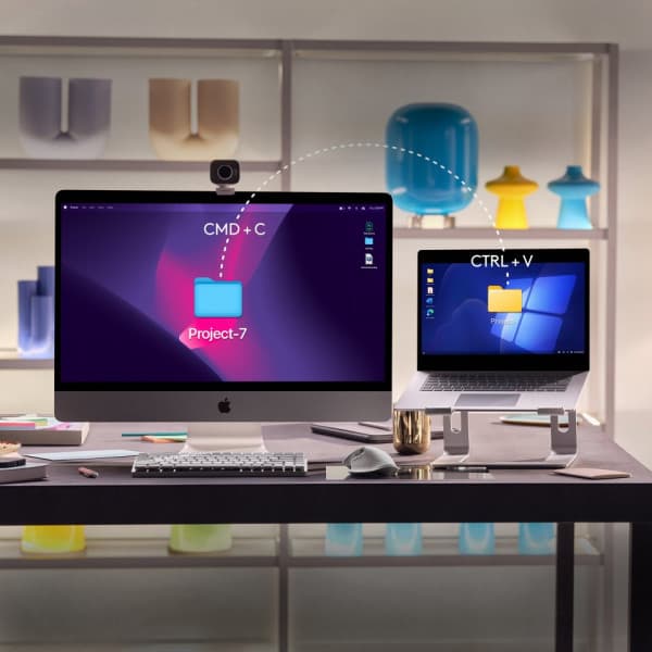 Logitech MX Master 3S för Mac -mus, ljusgrå