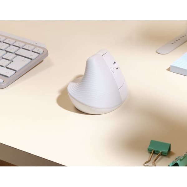 Logitech Lift for Mac -hiiri, valkoinen