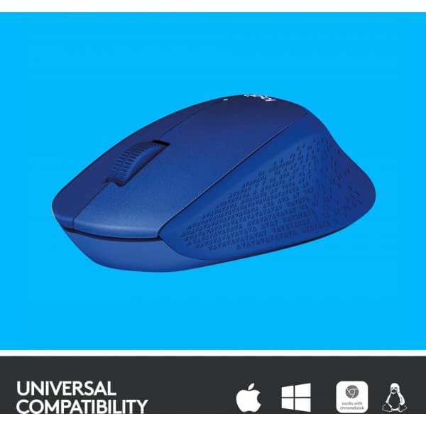 Logitech M330 Silent Plus -mus, blå
