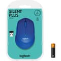 Miniatyrbild 7 av 8: Logitech M330 Silent Plus -mus, blå