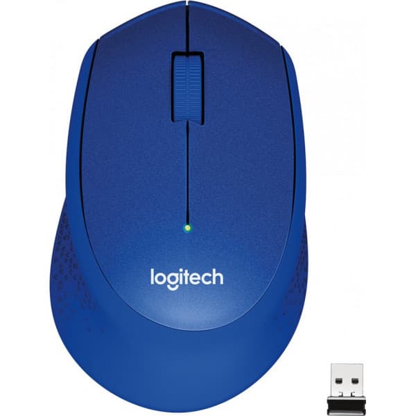 Logitech M330 Silent Plus -mus, blå Blå