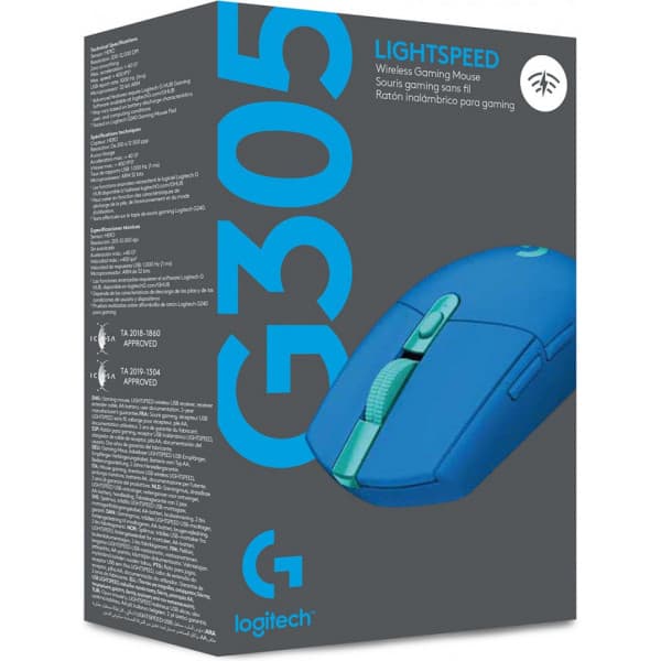 Logitech G305 -langaton LIGHTSPEED pelihiiri, sininen