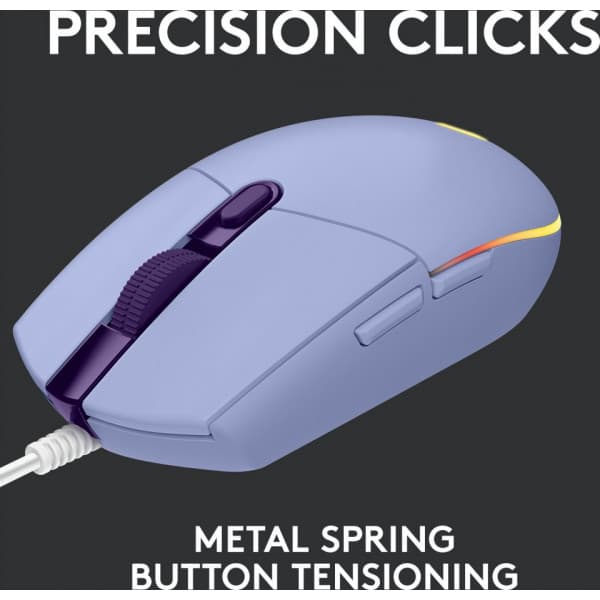 Logitech G203 Lightsync -pelihiiri, violetti