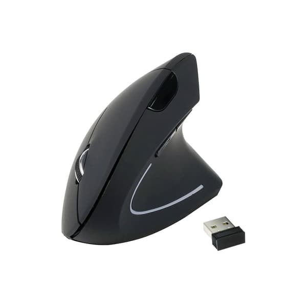 Optisk Mus Ergonomisk Equip 245110 Svart