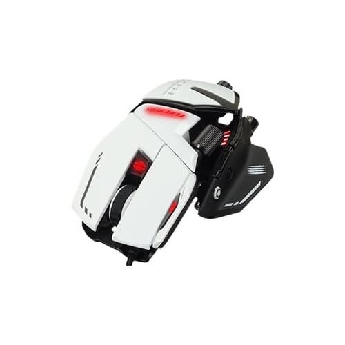 Mad Catz R.A.T.8+ - mus - USB - vit Vit