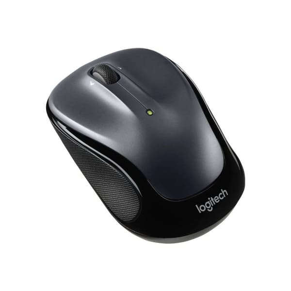 Trådlös mus - LOGITECH - M325s - Ergonomisk - 1000 DPI - Mörkgrå Svart