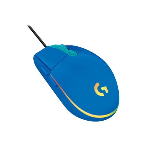 Logitech Gaming Mouse G203 LIGHTSYNC - mus - USB - blå Blå, Mintfärgad