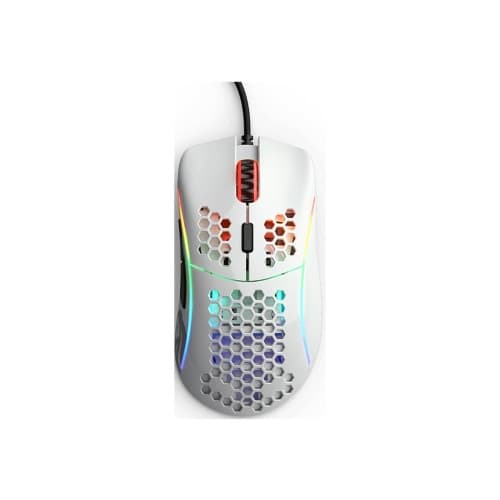 Glorious Model D - mus - USB 2.0 - klarvit