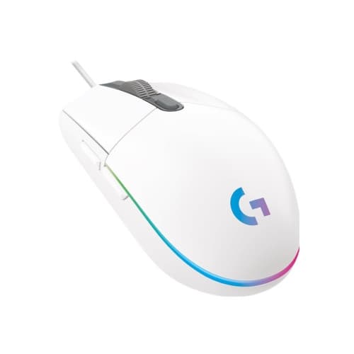 Logitech Gaming Mouse G102 LIGHTSYNC - mus - USB - vit Vit