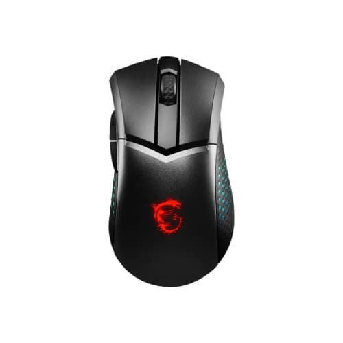 MSI Clutch GM51 - mus - låg vikt - 2.4 GHz, Bluetooth, USB Svart