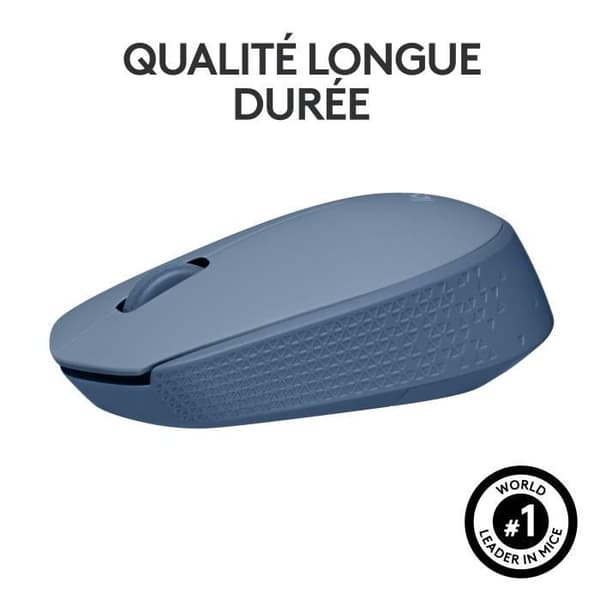Mus - Trådlös - Logitech - M171 - Ambidextrous - Blågrå