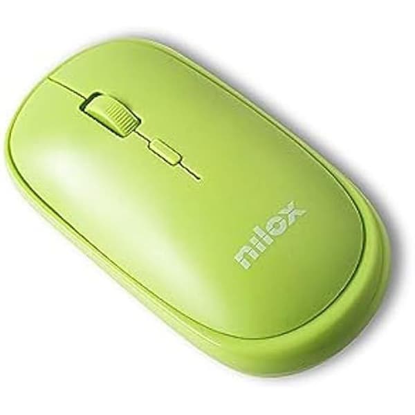 Mus - Nilox - Trådlös - Grön - Ambidextrous - 3 knappar