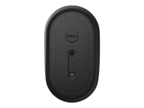 Dell MS3320W - Mus - optisk - 3 knappar - trådlös - 2.4 GHz, Bluetooth 5.0 - svart - med 3 års avancerad utbytesservice