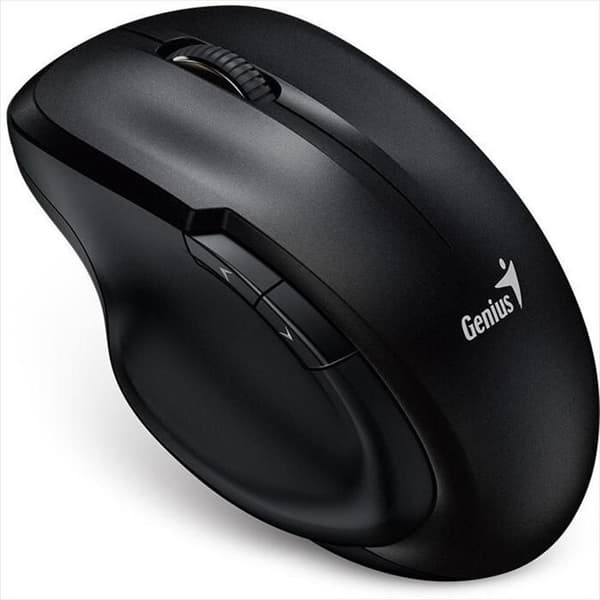 Musmatt Genius Ergonomisk 8200S Trådlös Svart