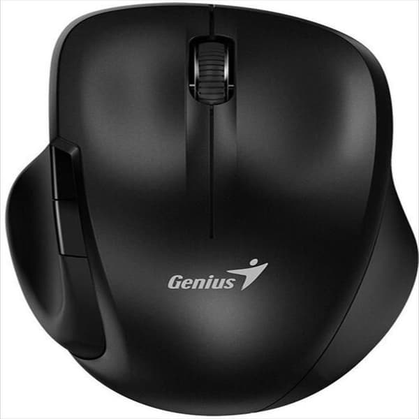 Musmatt Genius Ergonomisk 8200S Trådlös Svart
