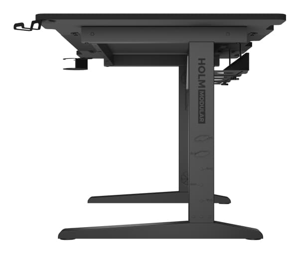 GENESIS NDS-2249, Rett, Rektangulær form, MDF, Stål, Spilling, Sort