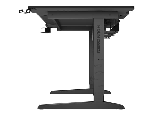 GENESIS NDS-2249, Rett, Rektangulær form, MDF, Stål, Spilling, Sort