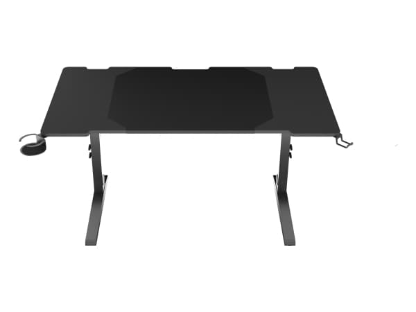 GENESIS NDS-2249, Rett, Rektangulær form, MDF, Stål, Spilling, Sort