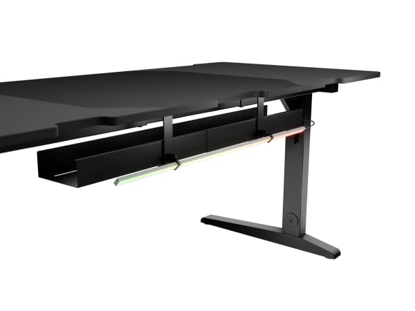 GENESIS NDS-2251, Rett, Rektangulær form, MDF, Stål, Spilling, Sort