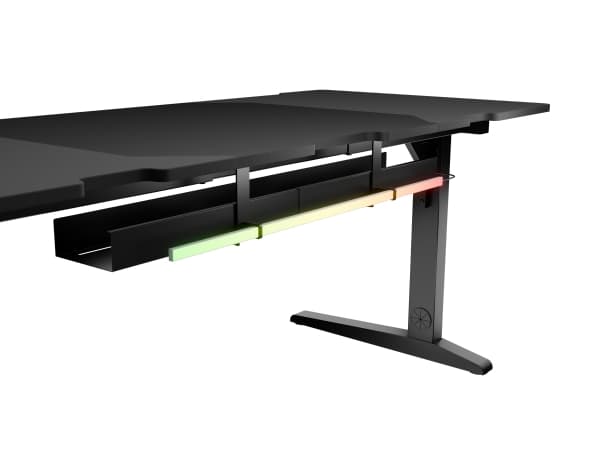 GENESIS NDS-2251, Rett, Rektangulær form, MDF, Stål, Spilling, Sort