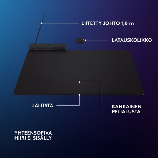 Logitech Powerplay 2 -langaton latausjärjestelmä