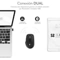 Miniatyrbild 2 av 2: SUBBLIM Curve Ergo Dual Mouse Batteri Svart