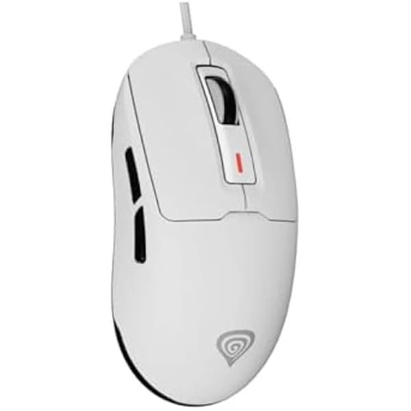 Mus - GENESIS - NMG-2190 - 12 000 dpi - Flerfärgad - Optisk Vit