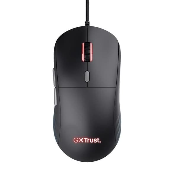 Trust Gaming REDEX lättviktsspelmus 82g, Kailh-switchar 200-10000 DPI 6 programmerbara knappar USB-trådbunden RGB-spelmus