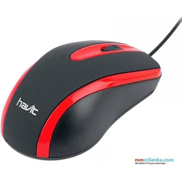 Mus - HAVIT - MS753 - 1000 dpi - Ergonomisk - Hållbar - Tyst
