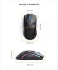Pikkukuva 9 / 11: Glorious Gaming Model O Langaton pelihiiri Bluetooth Langaton Musta