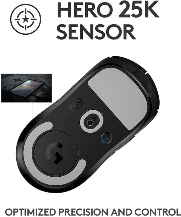 Logitech G Pro X Superlight Trådlös Gamingmus